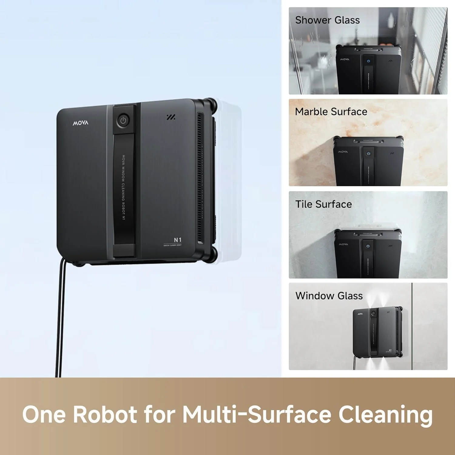 Window Cleaning Robot N1 Black - Image 3