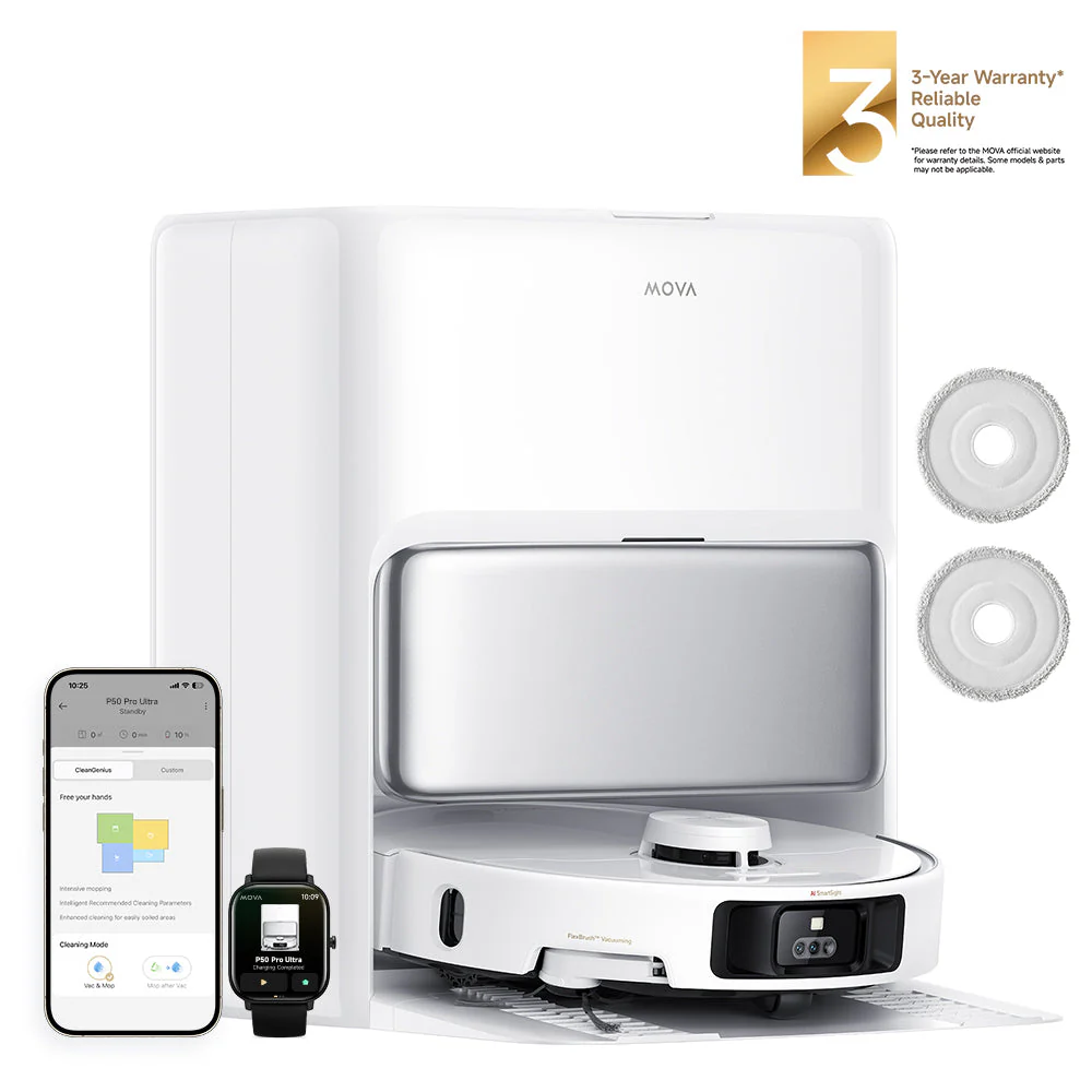 【Live Only】MOVA P50 Pro Ultra Robot Vacuum - Image 12